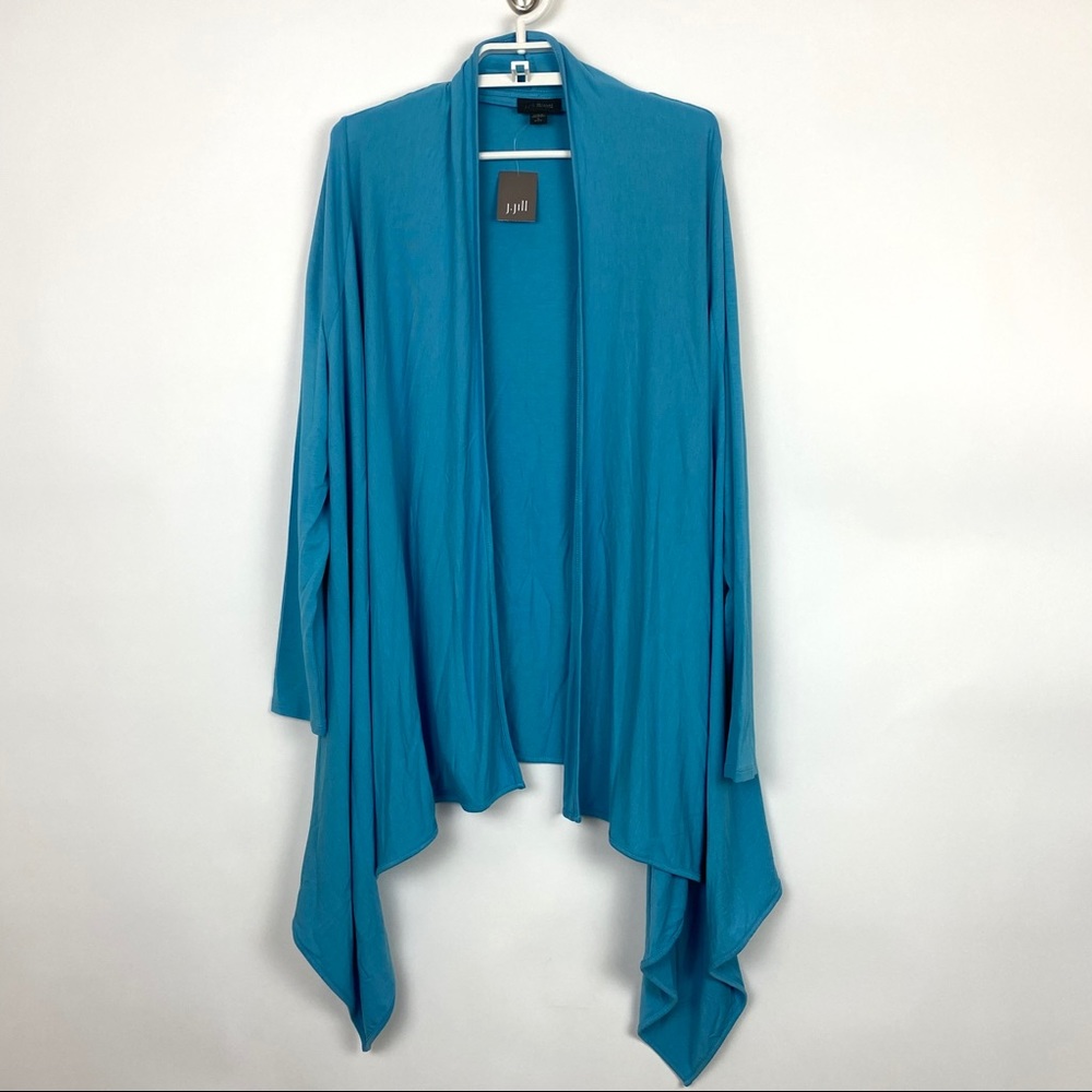 J. Jill Wearever Collection Open Front Cardigan - Picture 2 of 10